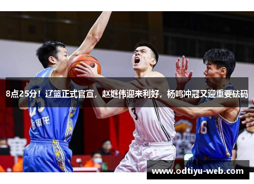 8点25分！辽篮正式官宣，赵继伟迎来利好，杨鸣冲冠又迎重要砝码